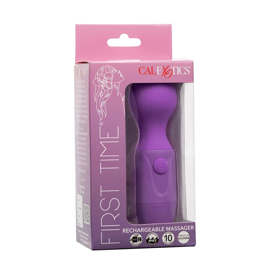 CALEXOTICS - FIRST TIME MASSEUR RECHARGEABLE 10 VIBRATIONS VIOLET